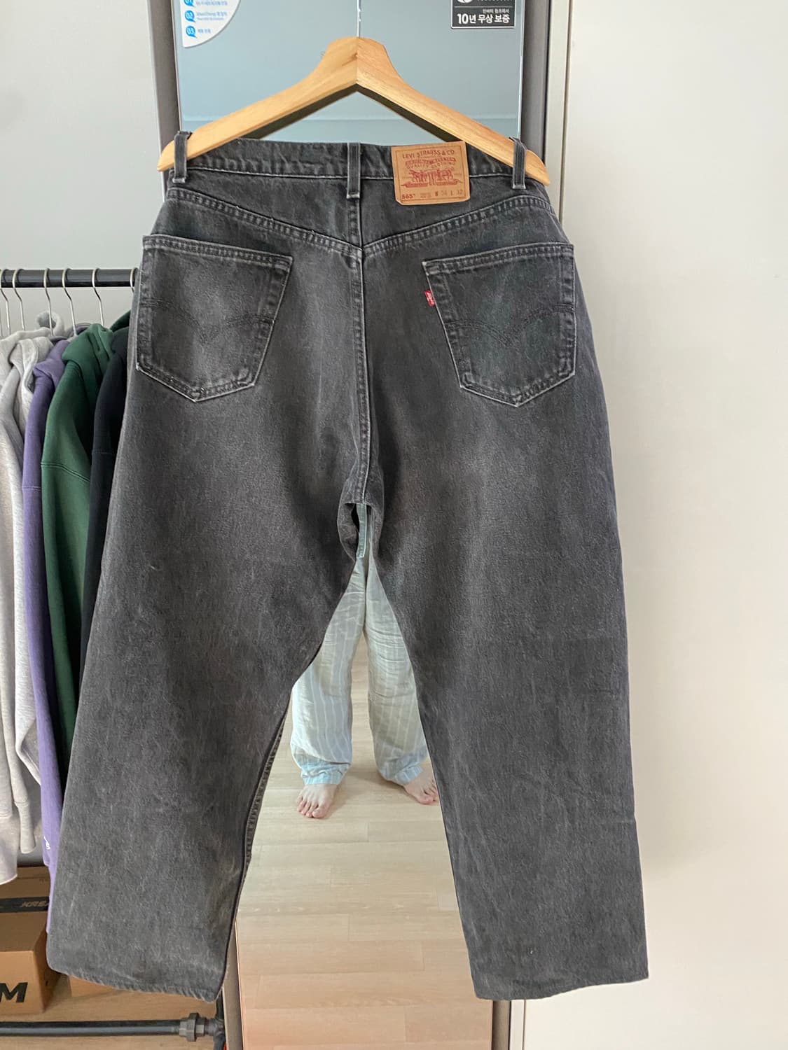 [36] 90s 리바이스 565 블랙 상품이미지2