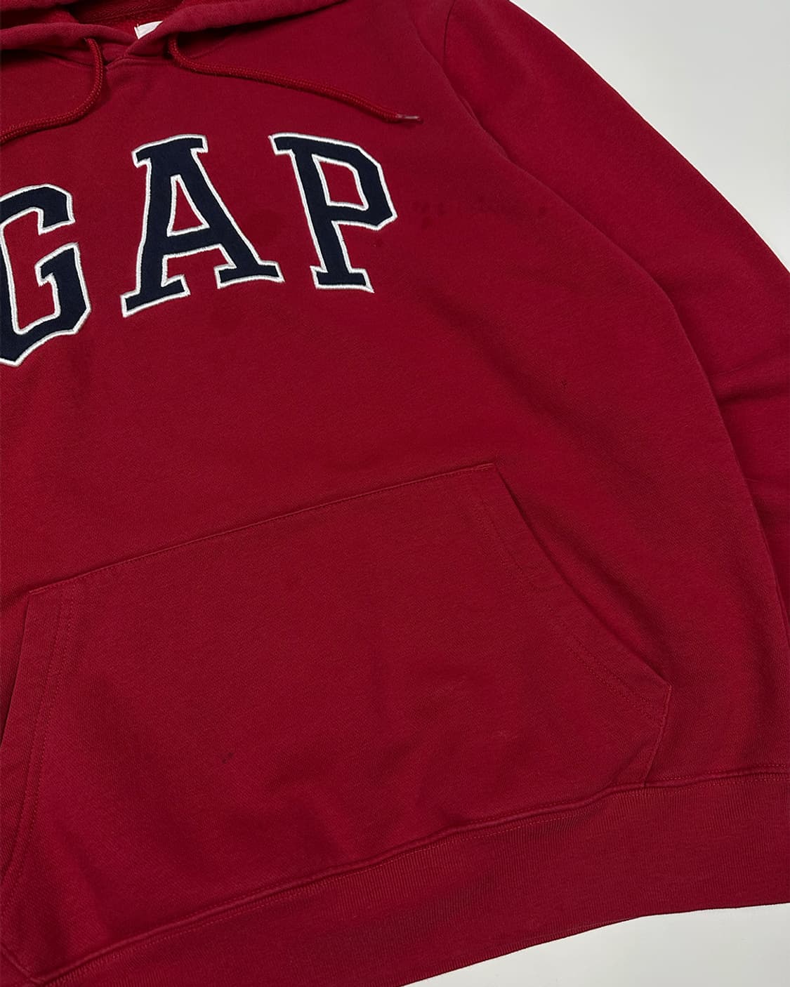 갭 기모 후드티 레드 상품이미지3