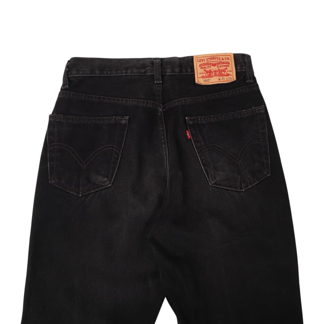 리바이스 550 릴렉스드 핏 블랙 데님팬츠 상품이미지5
