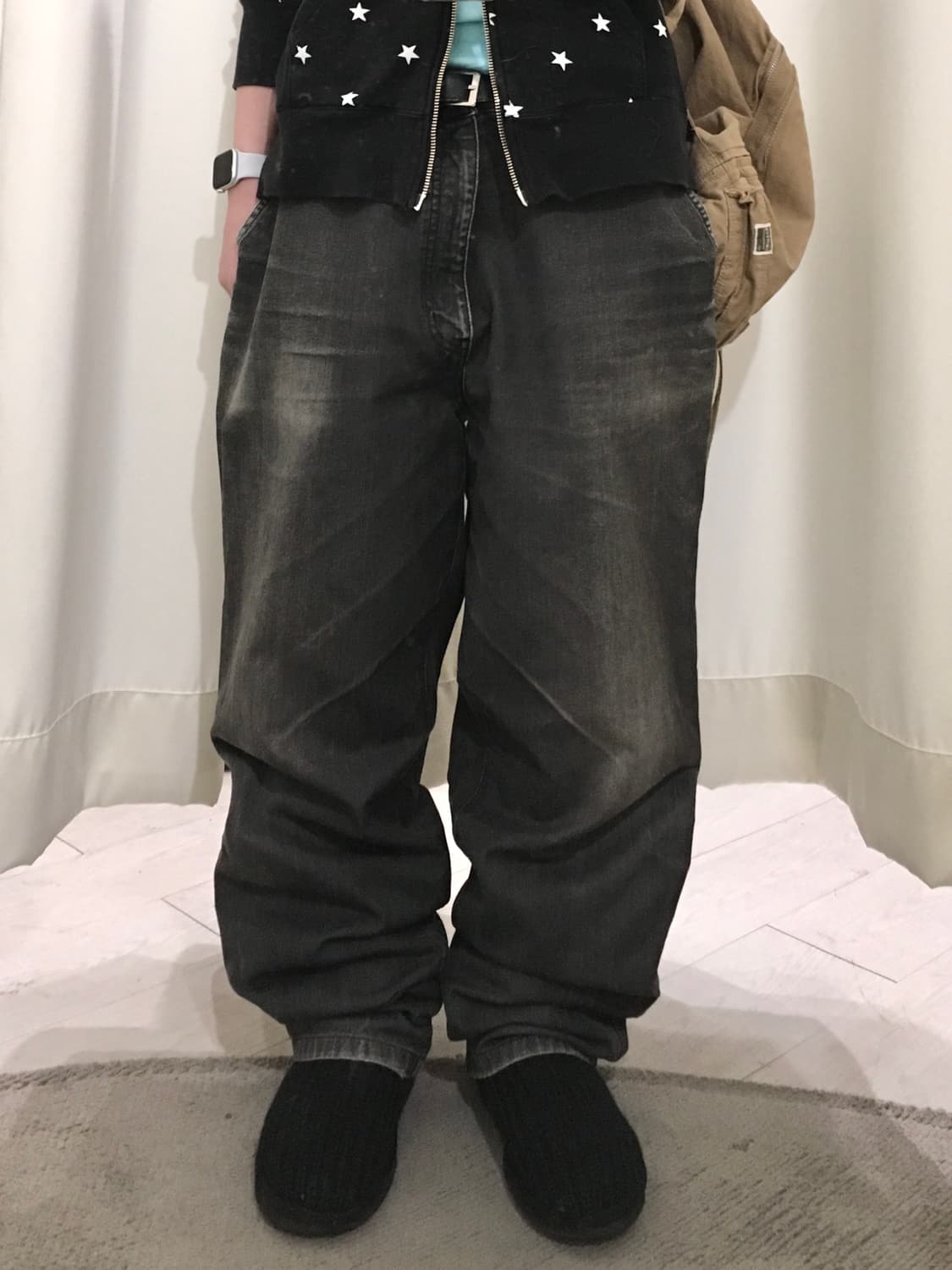 그린클럽 오버핏 자수 팬츠 상품이미지2