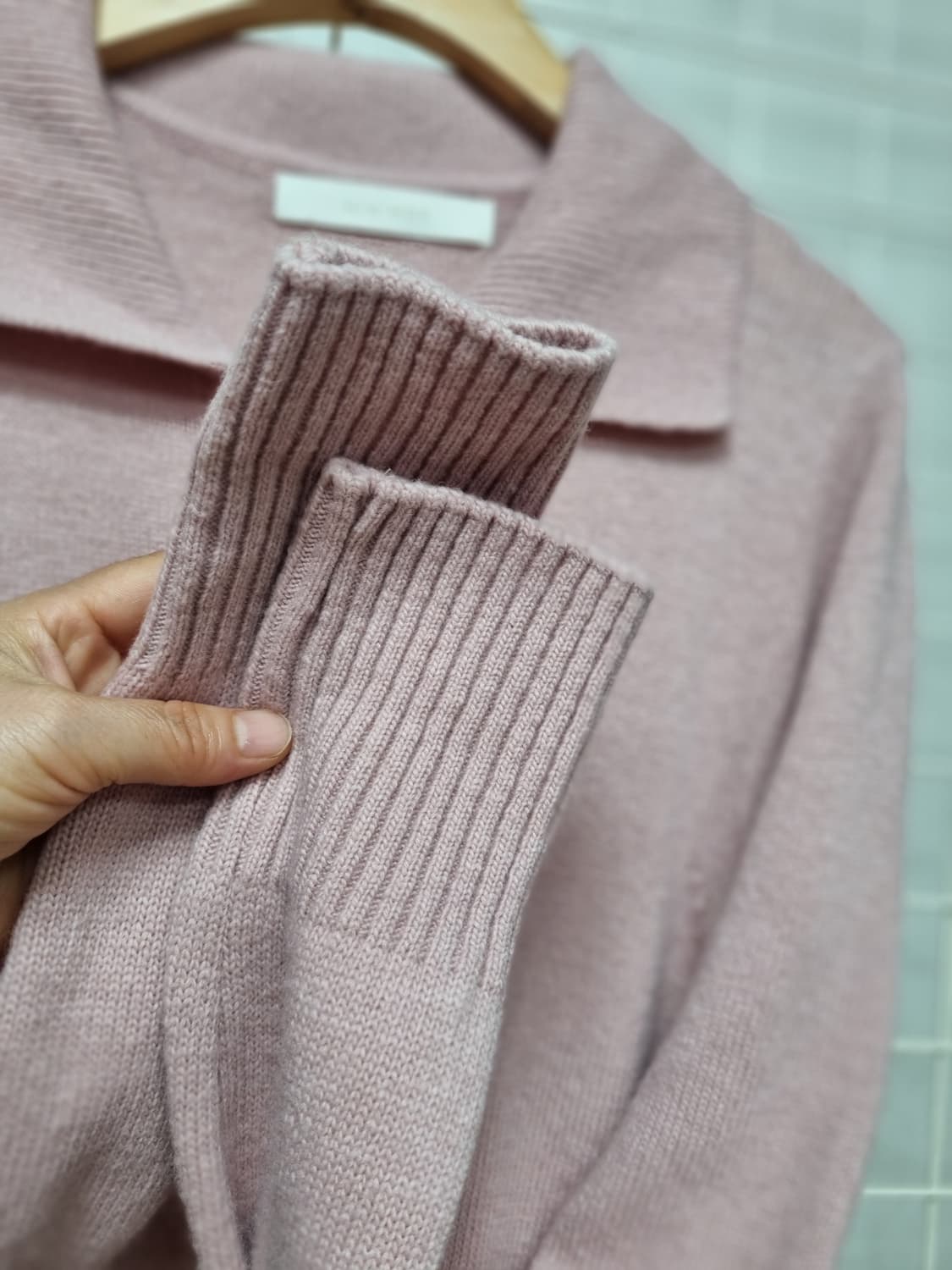 (택포) 미미워 카라 니트원피스 상품이미지5