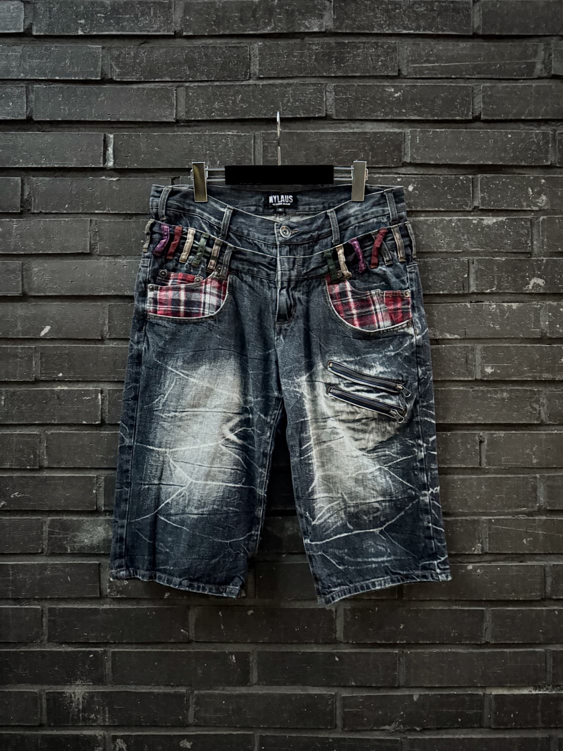 Crushed Check Pocket Pants 상품이미지1