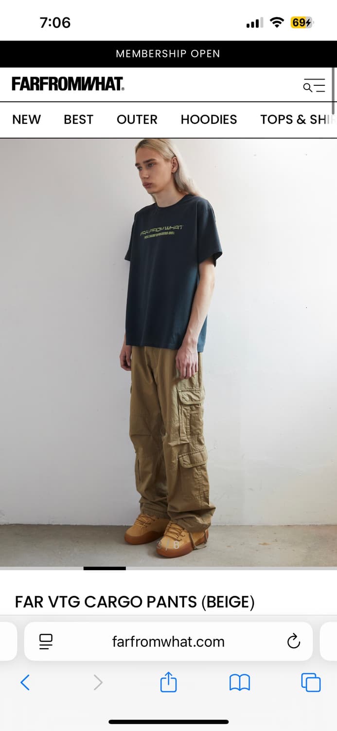 파아카이브 카고 팬츠 2사이즈 상품이미지1