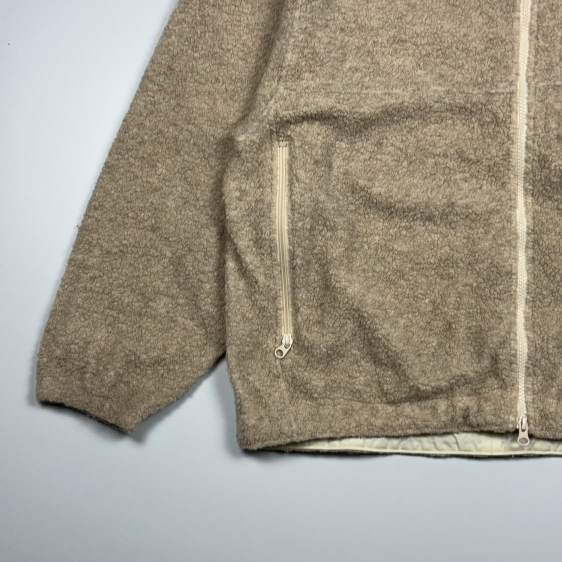 (107) 시오타 수빈 코튼 울블렌드 파일 자켓 상품이미지3