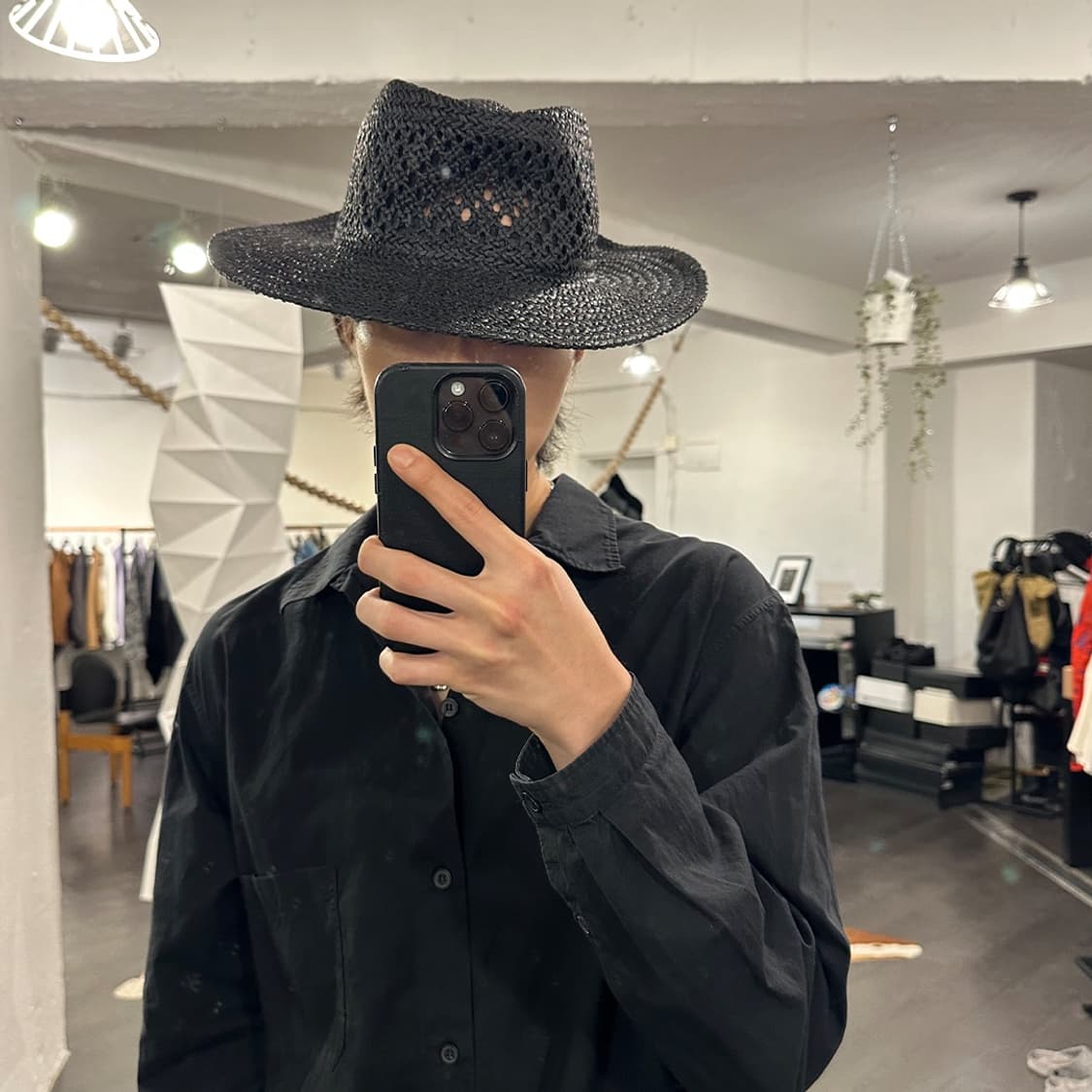 요지야마모토 페도라 햇 상품이미지3