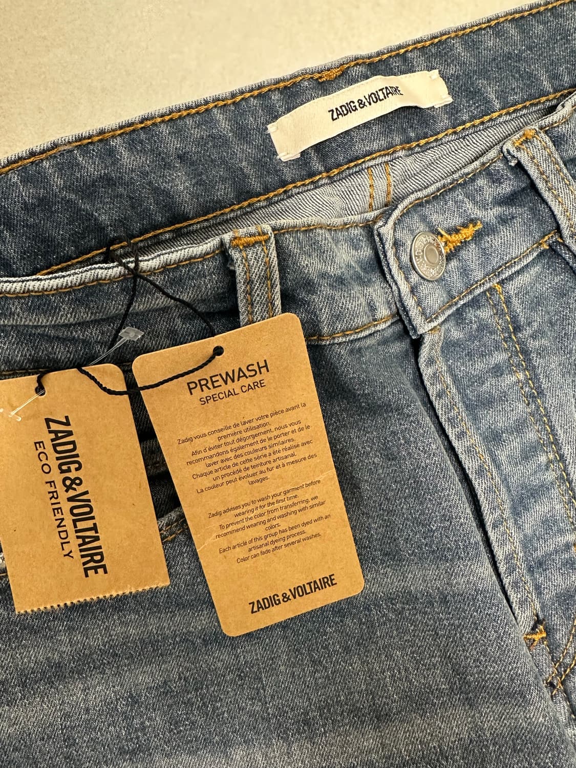 (새상품)자딕앤볼테르 Zadig & Voltaire 데님 팬츠 29 상품이미지4