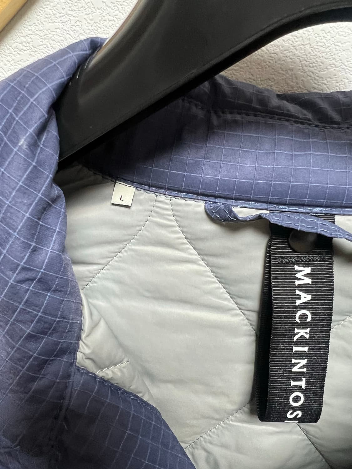 매킨토시 퀼팅 블루 자켓 L사이즈 상품이미지3