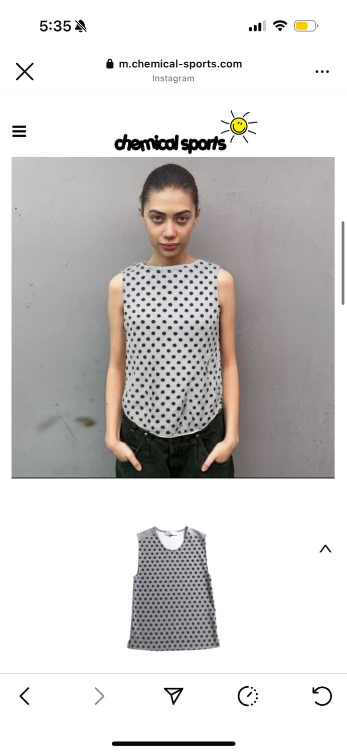 Le ciel bleu dot sleeveless 상품이미지2