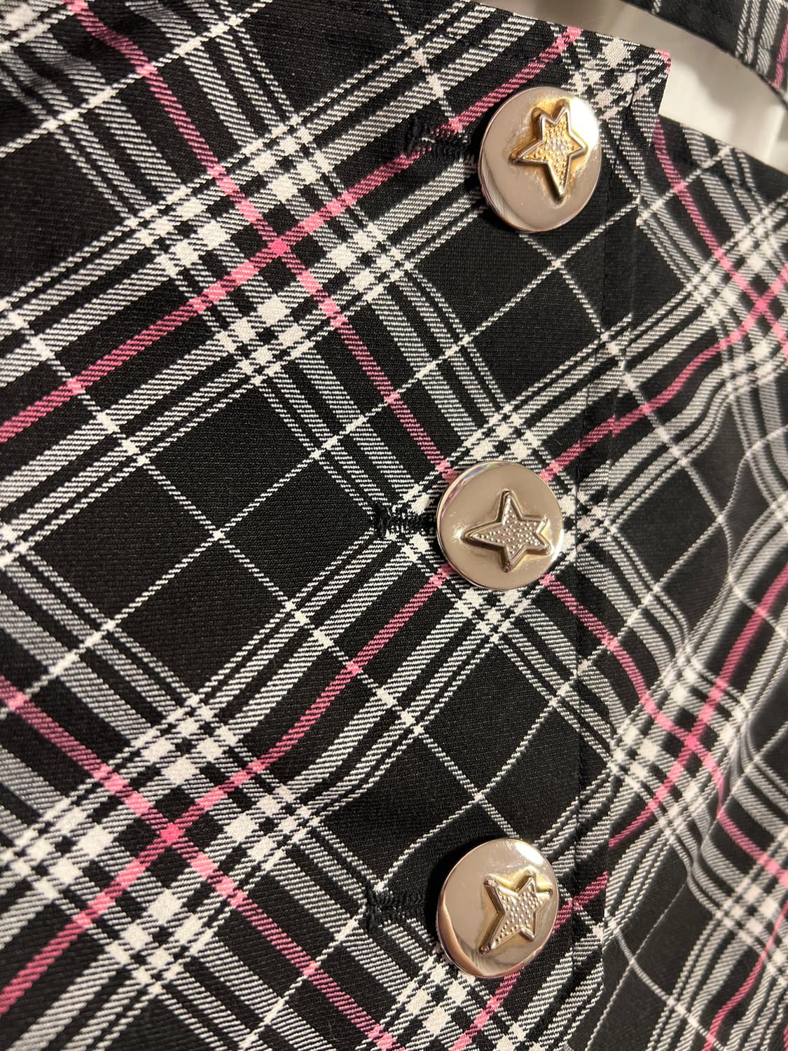 에고이스트 투피스 블랙핑크체크 셋업 상품이미지7