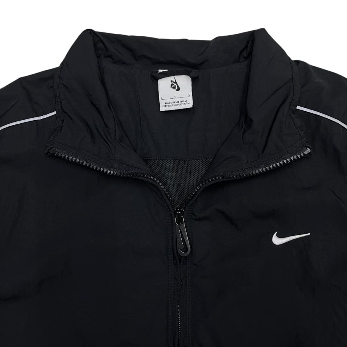 나이키 화이트로고 블랙 바람막이 L 상품이미지5