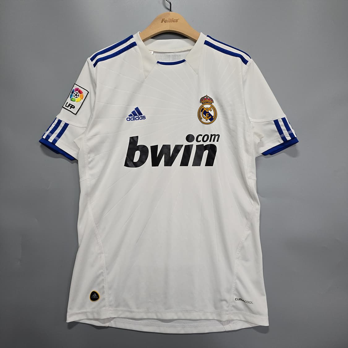 아디다스 10-11시즌 레알 마드리드 노마킹 홈 반팔 유니폼 XL 상품이미지1