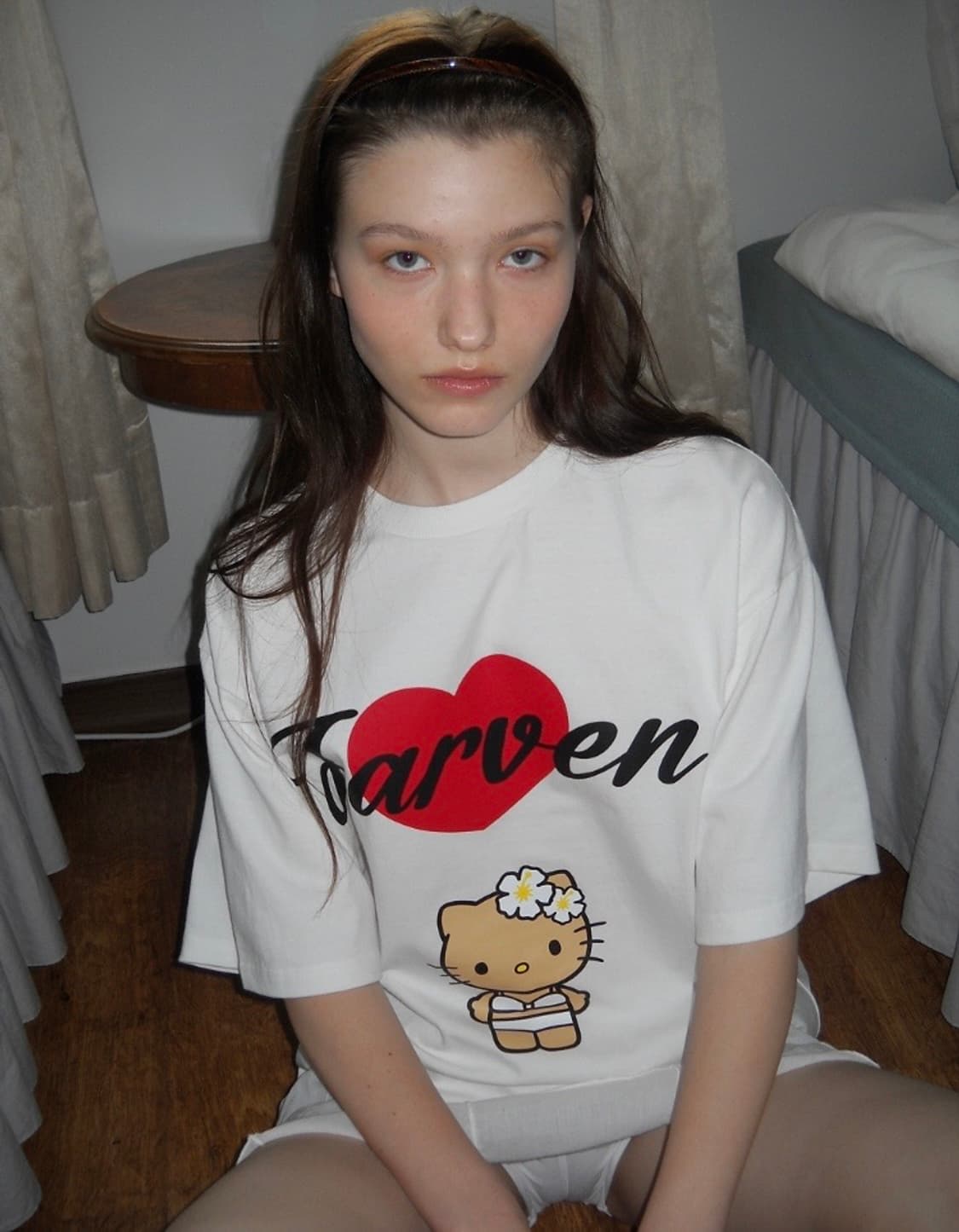 파르벵 테닝키티 반팔티(farven tanning kitty) 상품이미지3