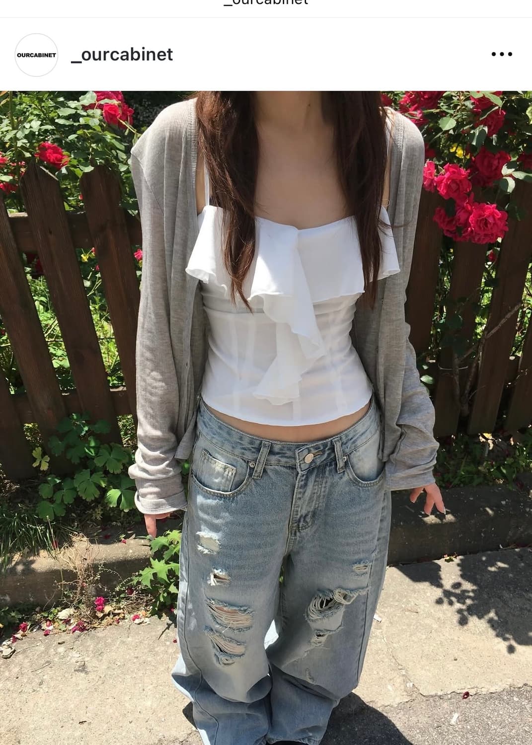 아워캐비넷 캄슬림 가디건 calm slim cardigan  상품이미지1