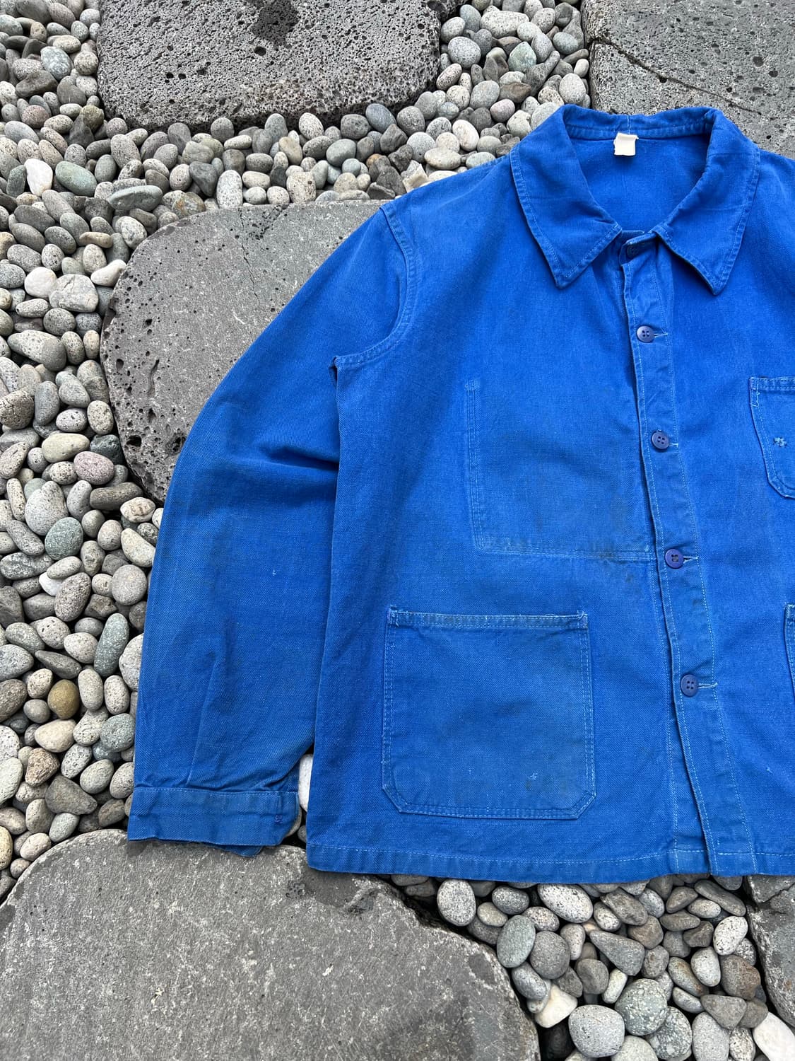 OLD VINTAGE WASHING BLUE 빈티지프렌치워크자켓 상품이미지4