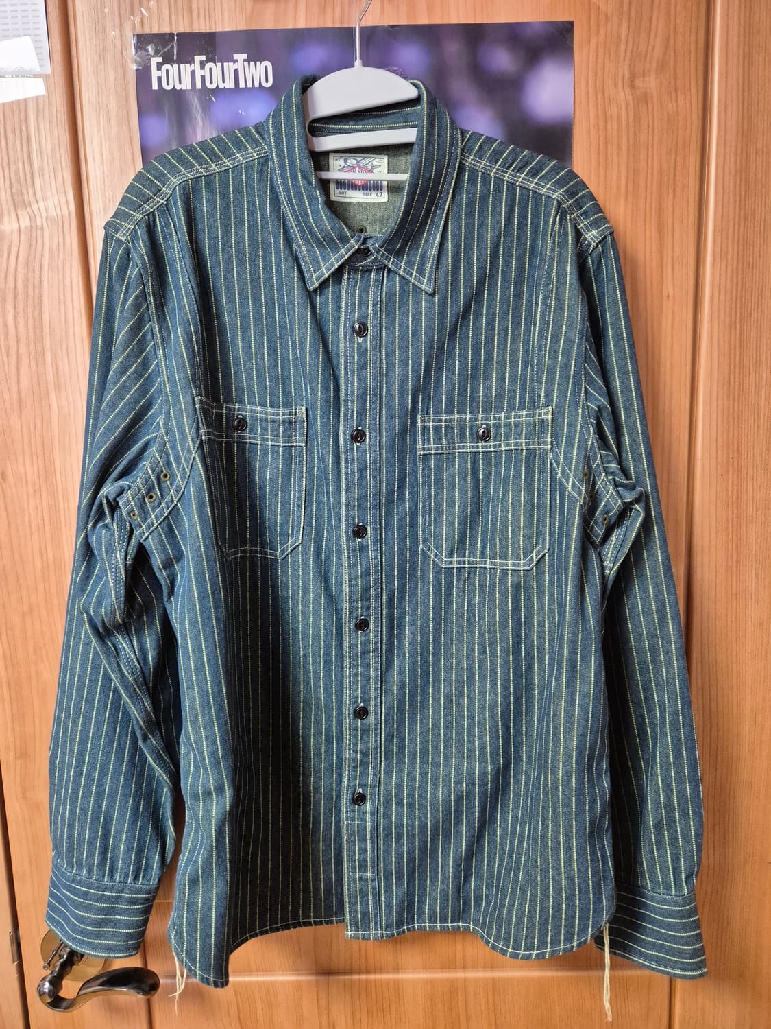 브론슨 와바시 워크셔츠 42 사이즈 상품이미지1