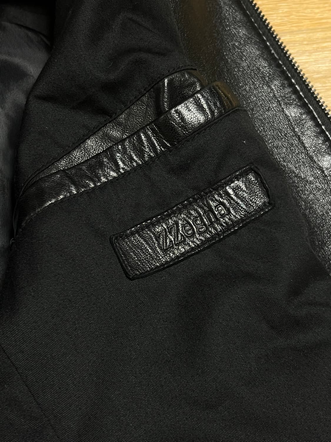 제냐 차이나카라 가죽자켓(크롬하츠 스타일 커스텀) XL 상품이미지9