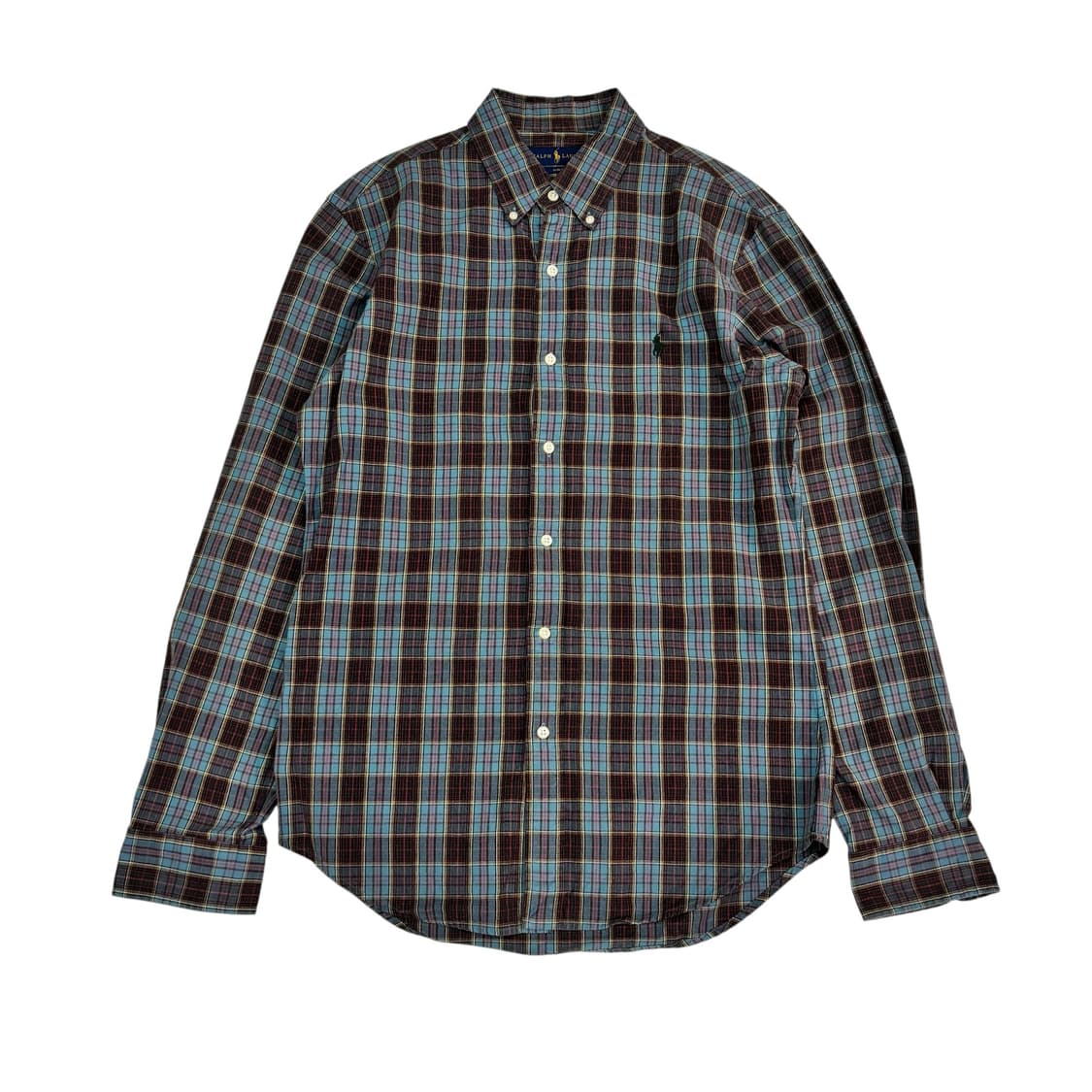 폴로 랄프로렌 슬림 핏 체크 셔츠 상품이미지1