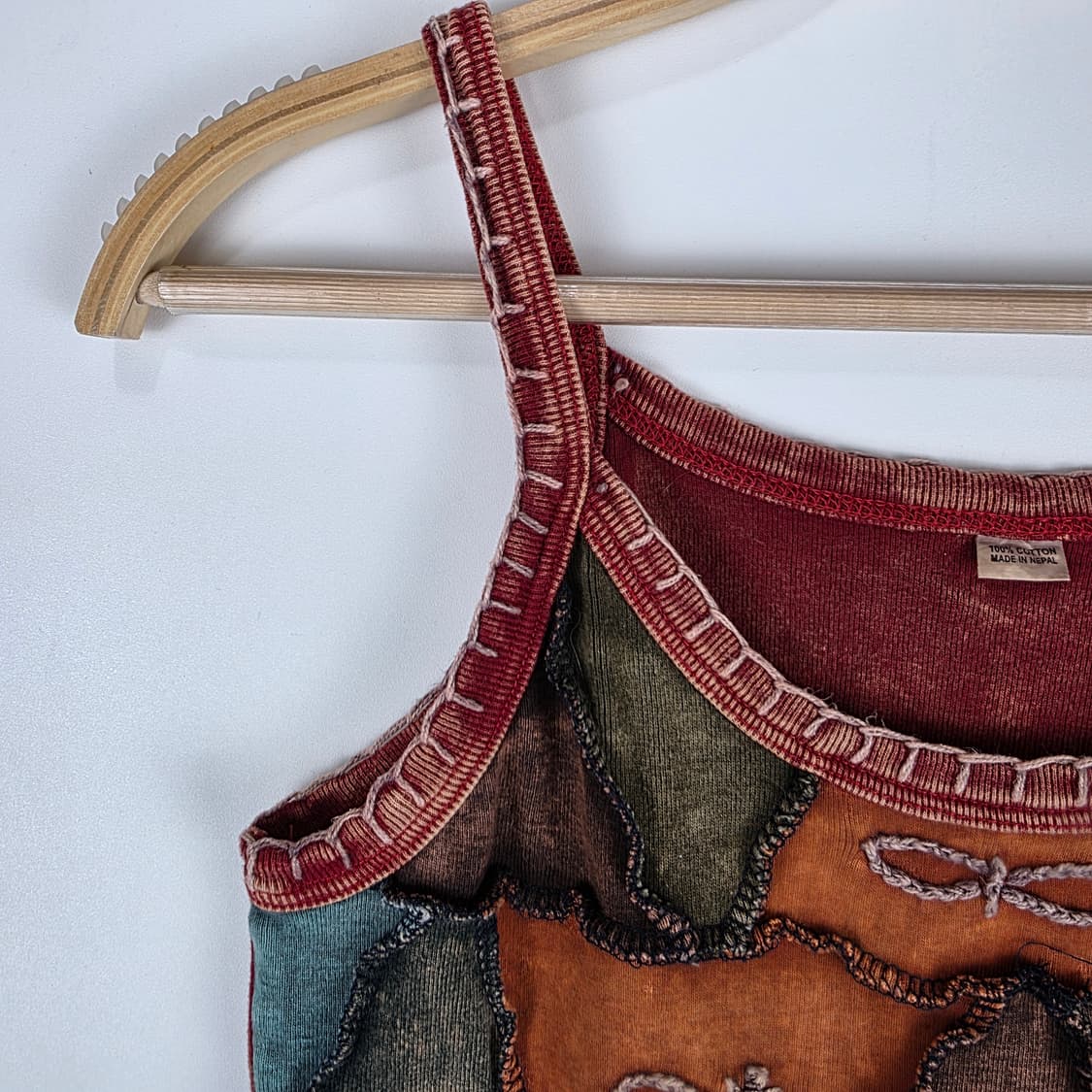 히피 패치워크 슬리브리스  상품이미지4