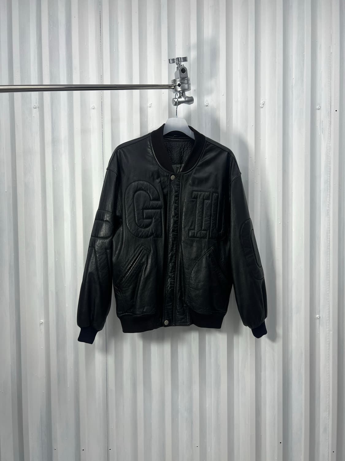 90s) Girbaud cowhide bomber 상품이미지1
