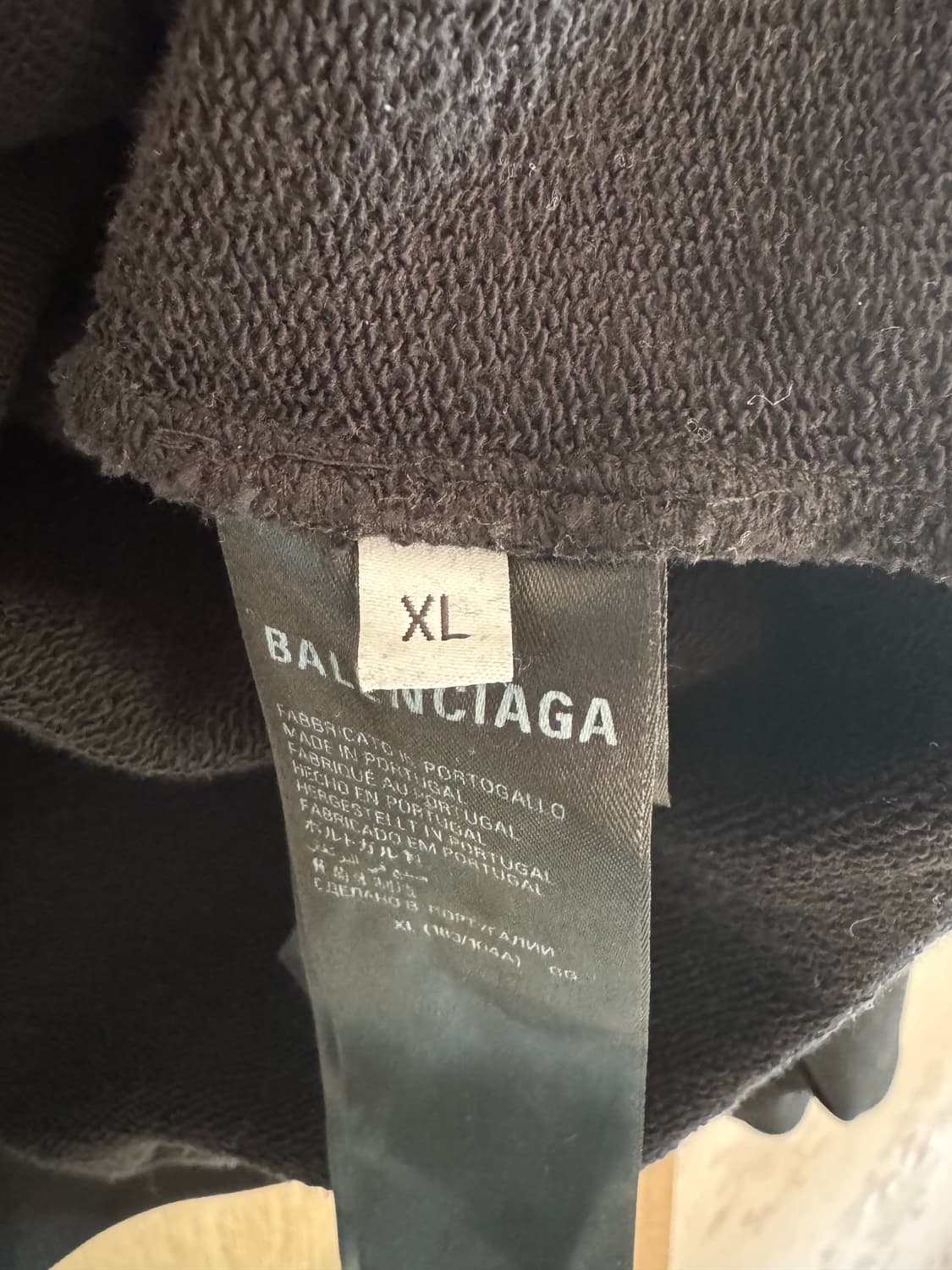 발렌시아가 에너지 프린팅 후드집업 XL 상품이미지5