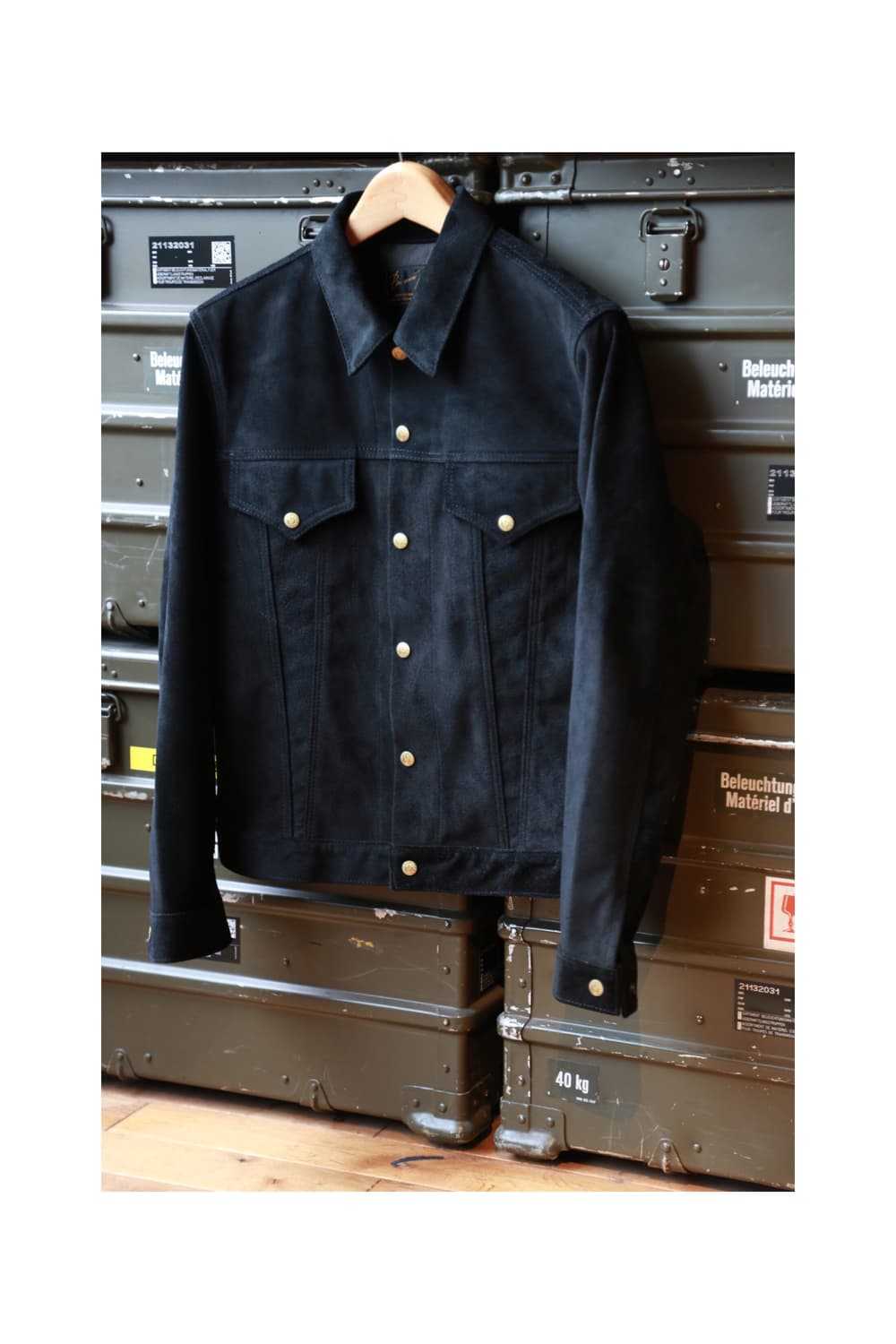 본쿠라 boncoura 3타입 스웨이드 자켓 40 상품이미지1