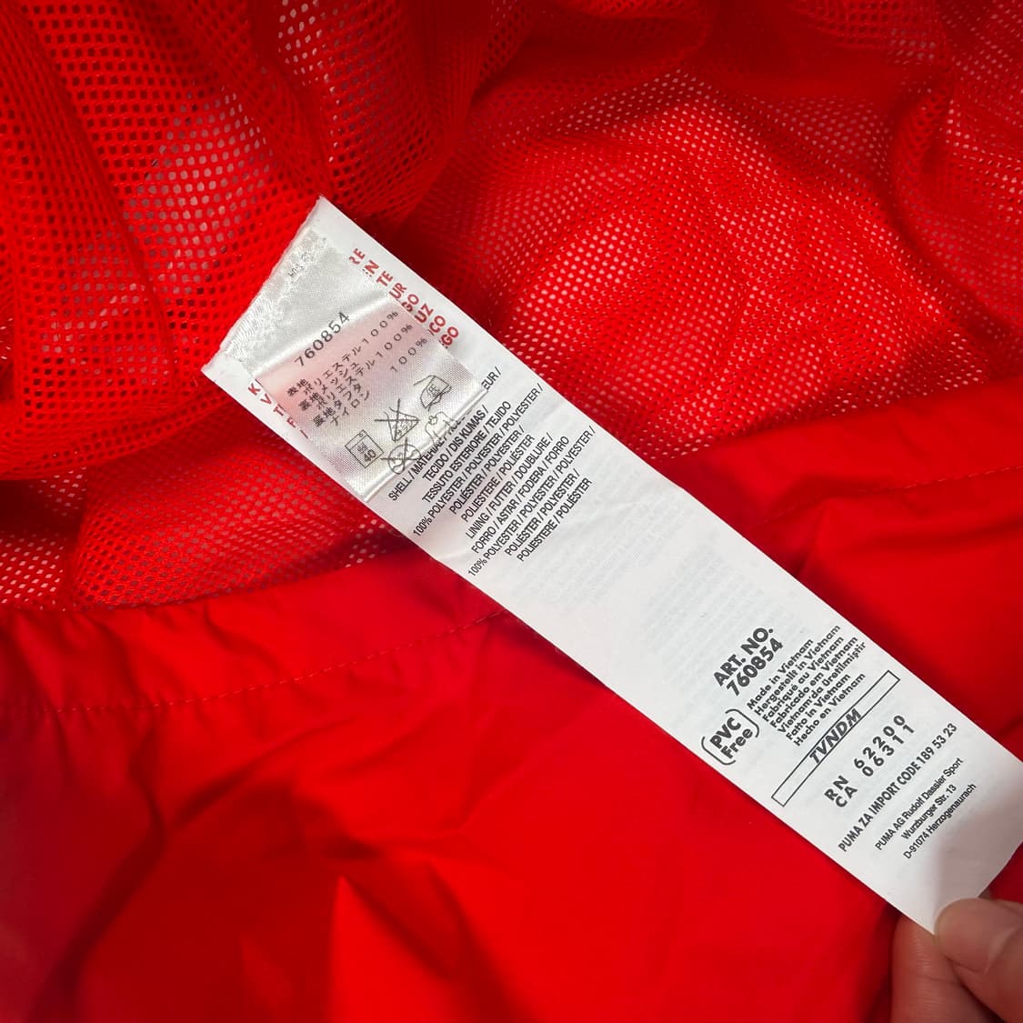 2011 푸마 F1 페라리 레이싱 바람막이 데드스탁  상품이미지5