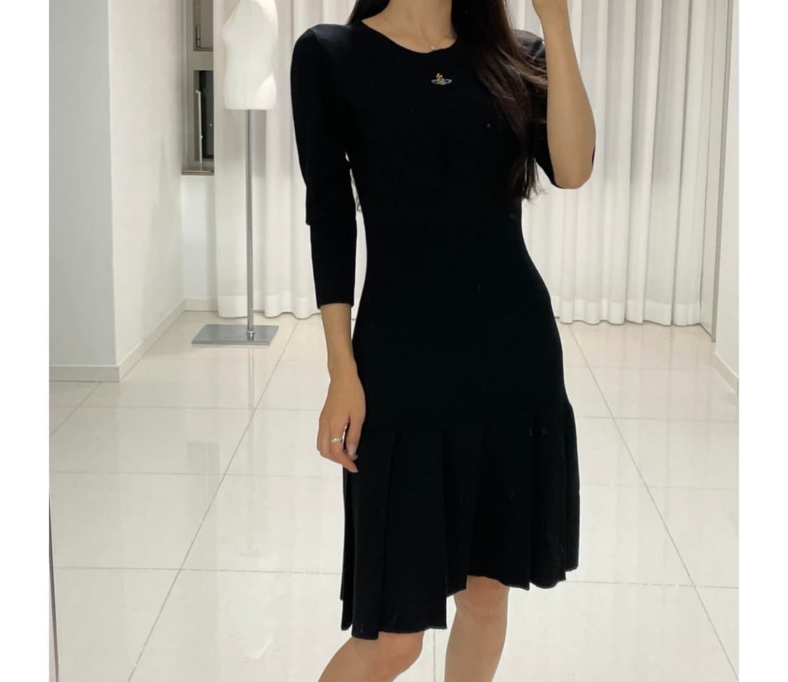 비비안웨스트우드 임포트 퍼플 니트 원피스 상품이미지8