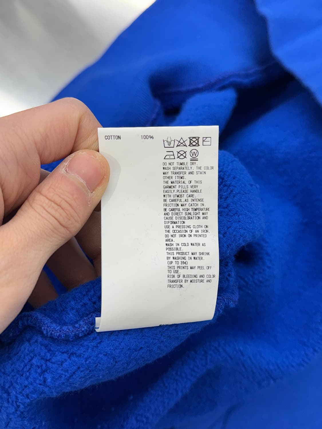 컬러 23aw k 그래픽 풀 오버 그라데이션 스웨트 셔츠 상품이미지9