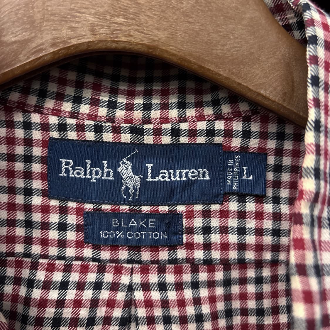 00s 폴로 랄프로렌 블레이크핏 클래식 건클럽체크 버튼다운셔츠 N1103 상품이미지7