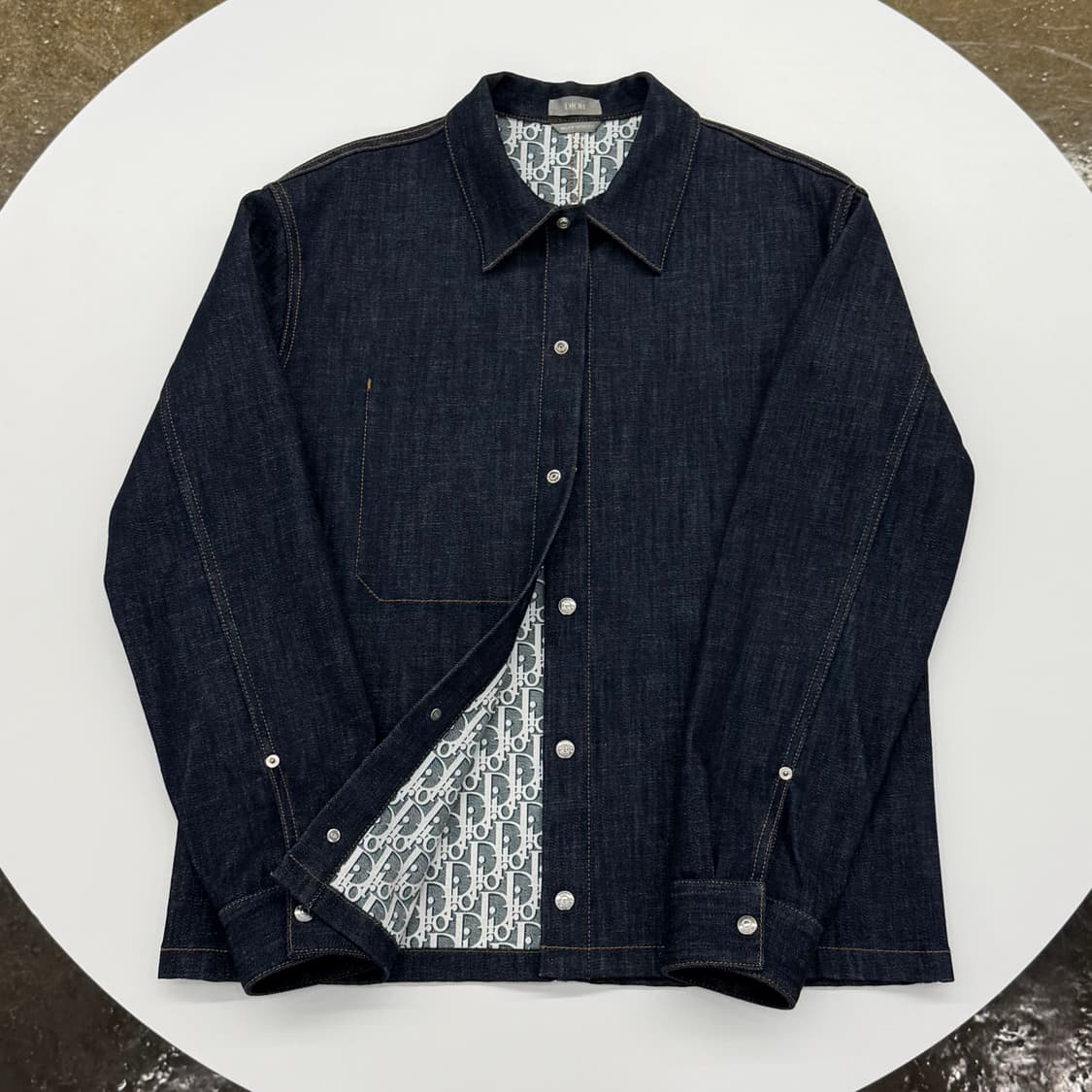 (46) 디올 오블리크 데님 셔츠 자켓  상품이미지1