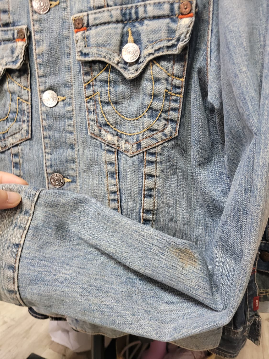 True Religion 트루릴리젼 데님 자켓 청자켓 상품이미지6