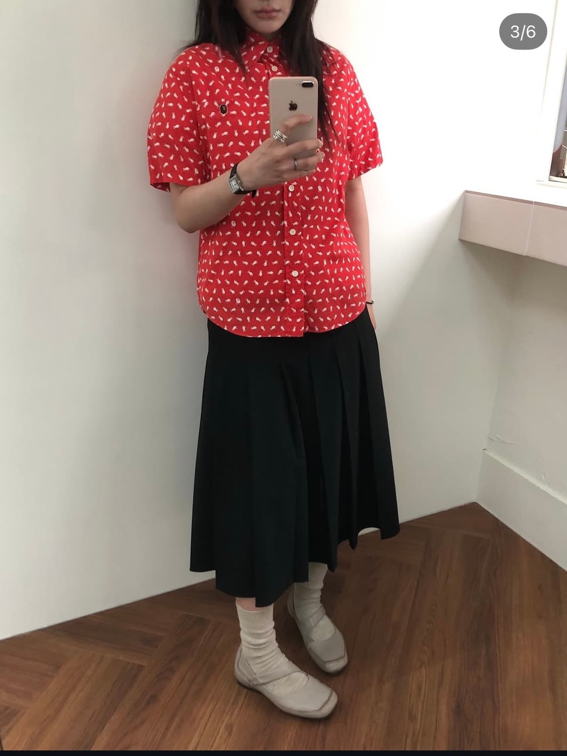 니고시절)) 베이프 반팔 셔츠 상품이미지4