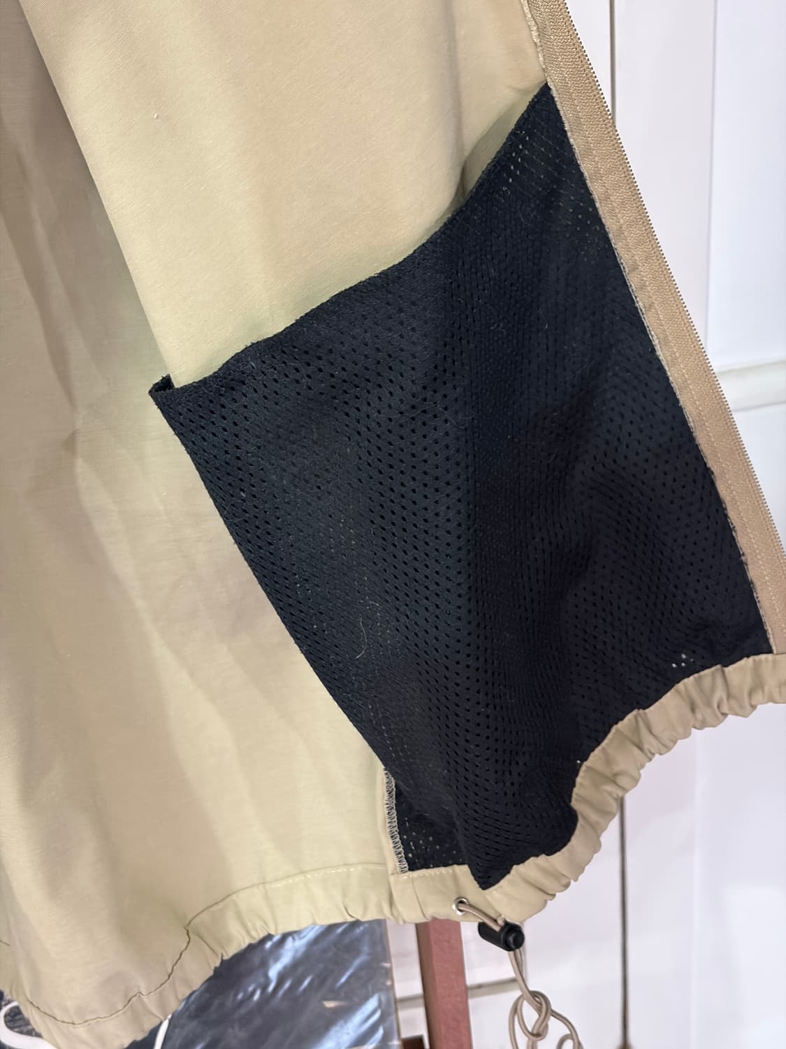 90s USA 올드 슈프림 블루종 자켓 베이지 XL 상품이미지6