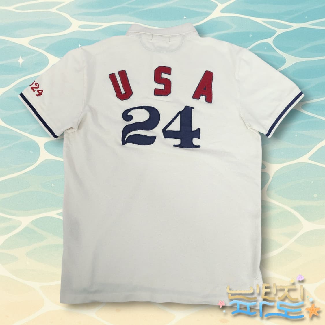 M POLO 폴로랄프로렌 USA 럭비 PK 카라티 상품이미지6
