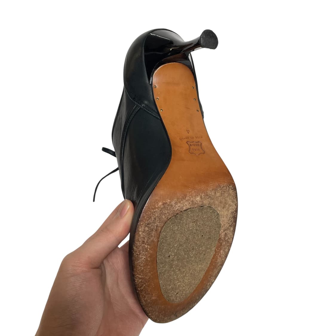 요지 야마모토 레이스업 커브드 힐 상품이미지8