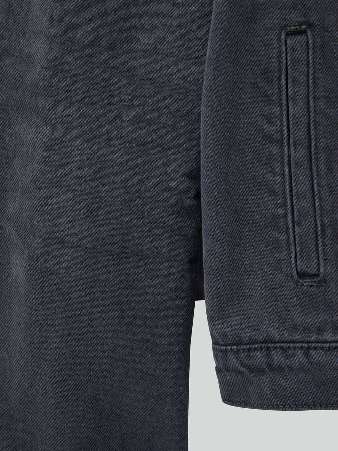 렉토 26SS 시그니쳐 데님 트러커 자켓 다크 그레이 상품이미지6