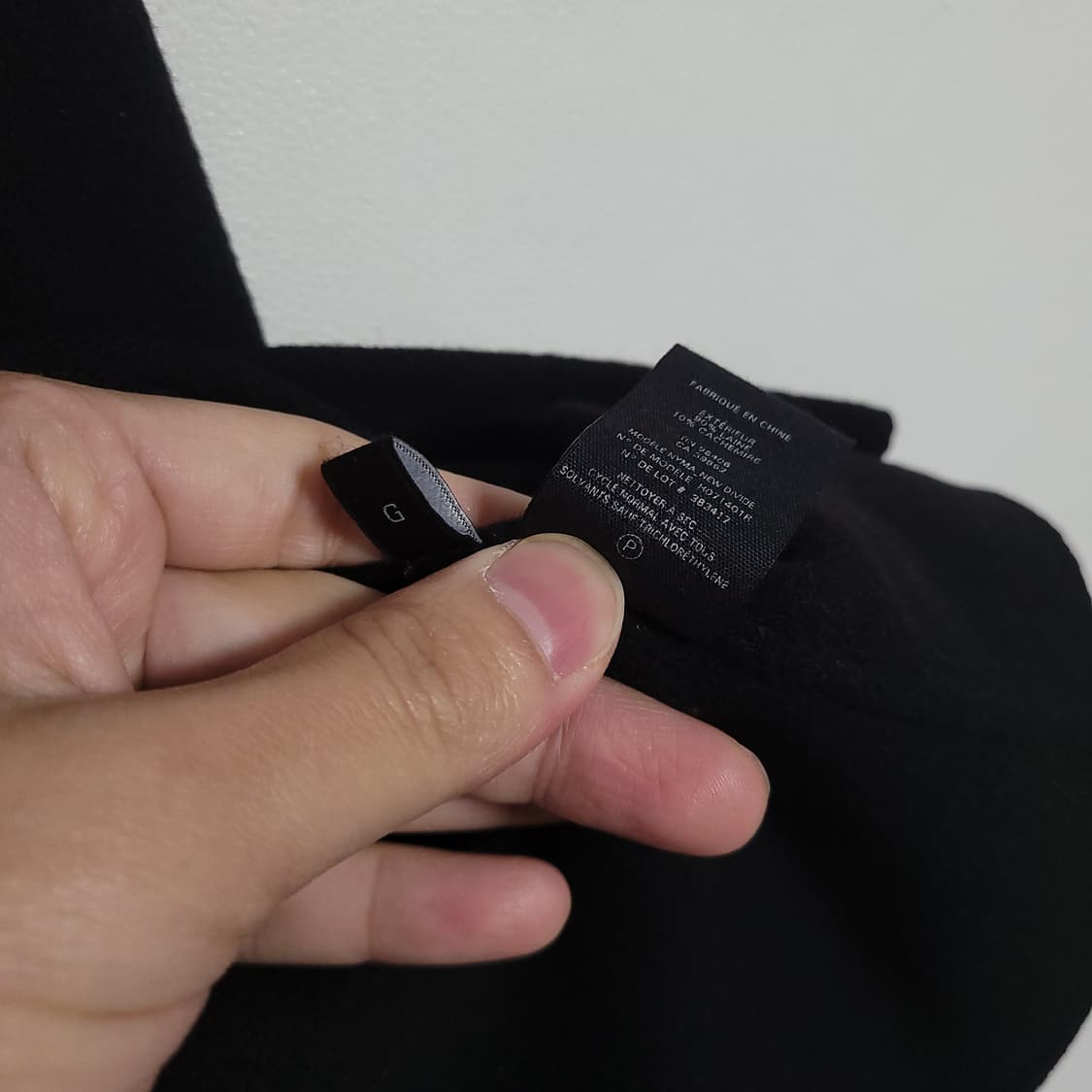 (L) Theory 띠어리 블랙 여성용 울 코트 상품이미지5