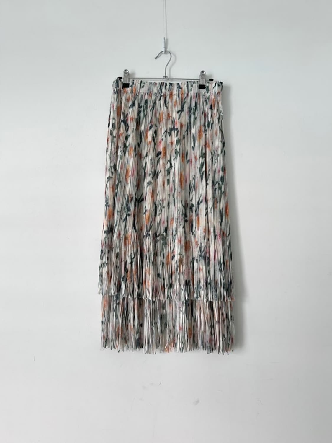 Brush pattern fringe art skirt  상품이미지1