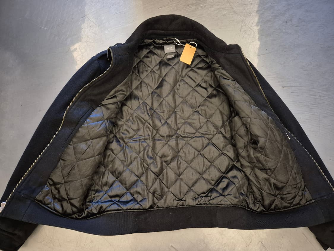 알마니익스체인지 울 블루종 상품이미지5