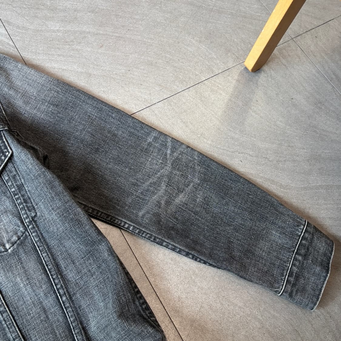 리바이스 정품 흑청 데님 자켓 상품이미지7