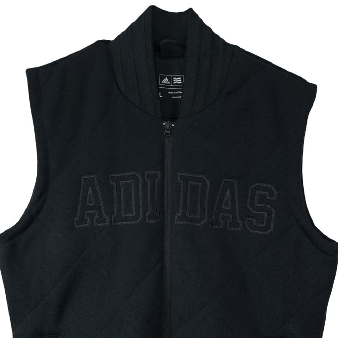 [아디다스] 빅로고 자수 집업 베스트 조끼 블랙 M19157 상품이미지4