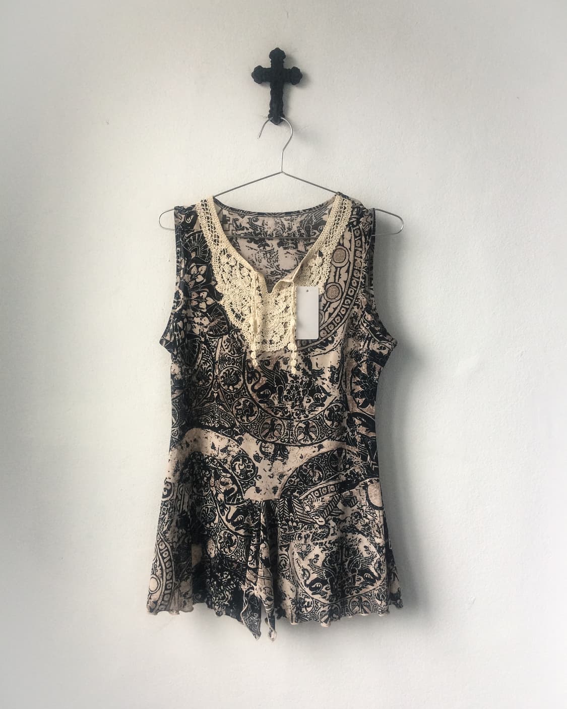 Crochet trimming ethnic pattern mesh sle 상품이미지2