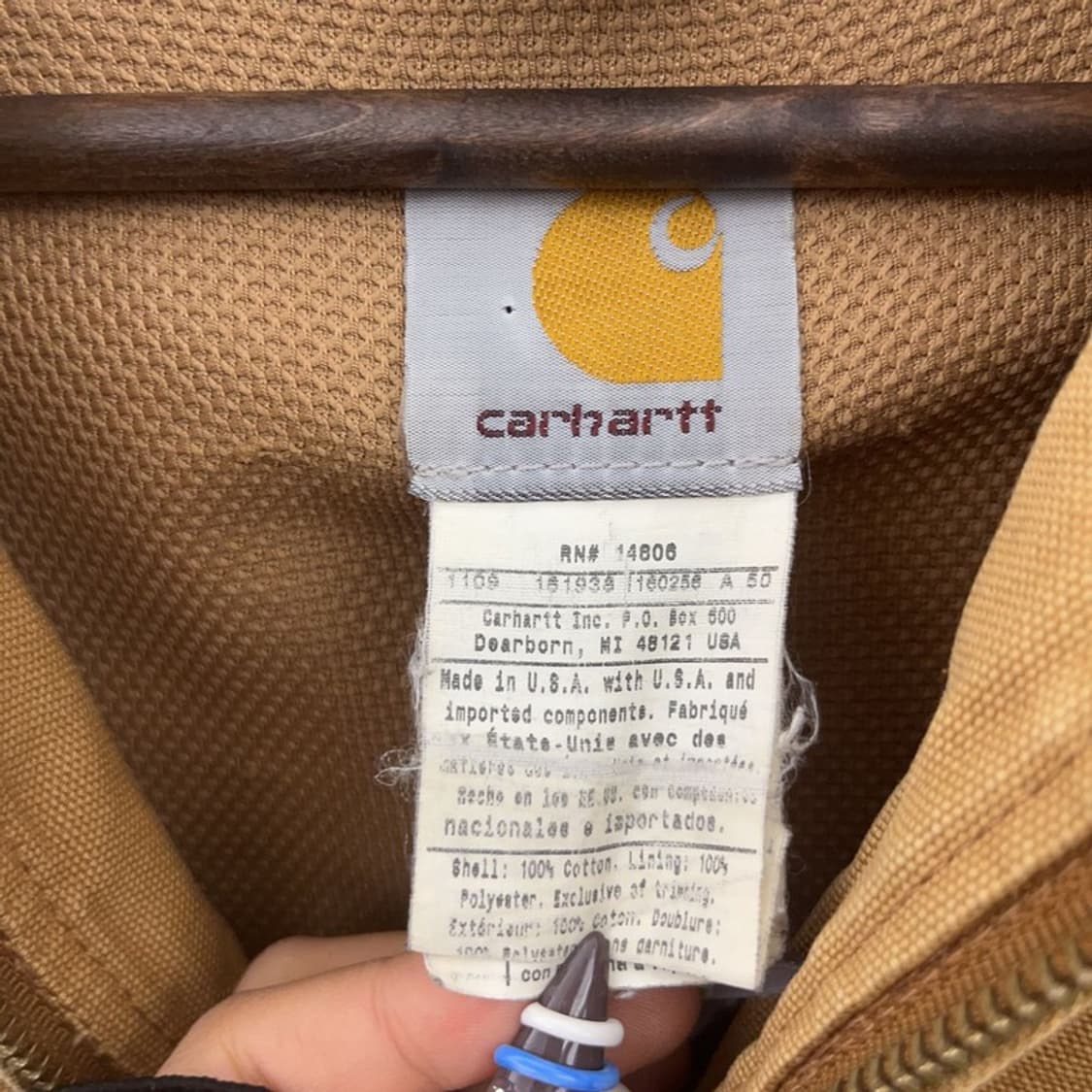 칼하트 빈티지 캐주얼 J31 덕 액티브 자켓 105 C07617 상품이미지5