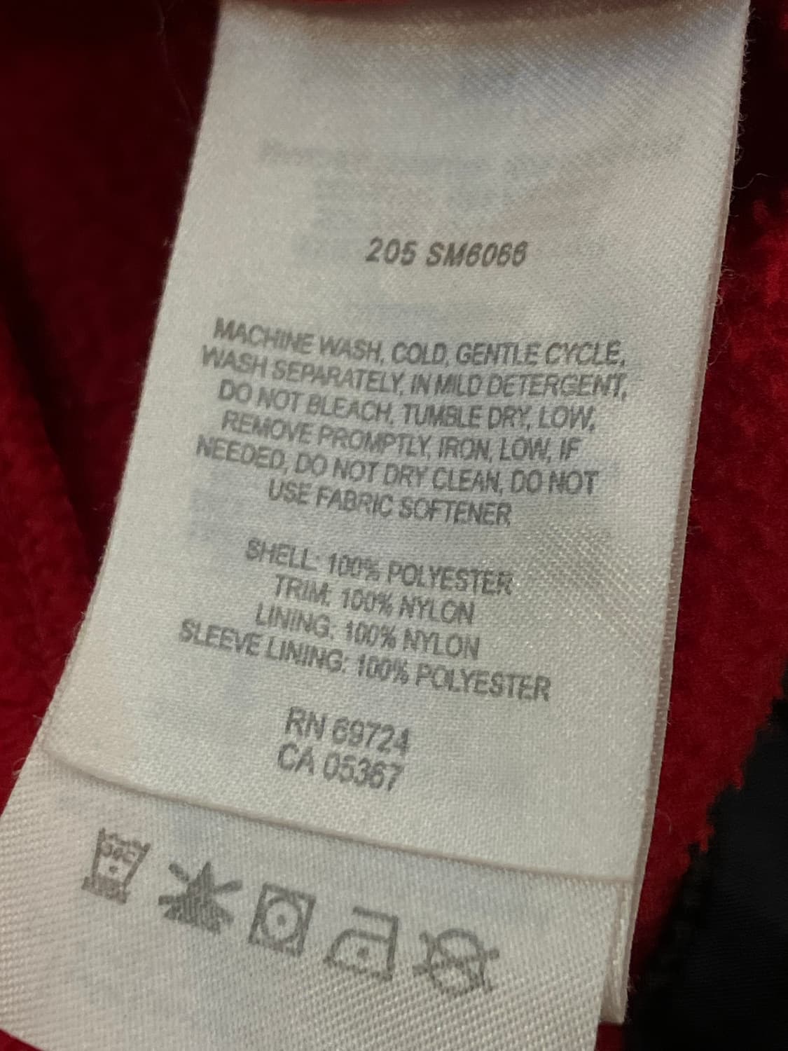 콜롬비아 플리스 레드 XL #csz2519 상품이미지5