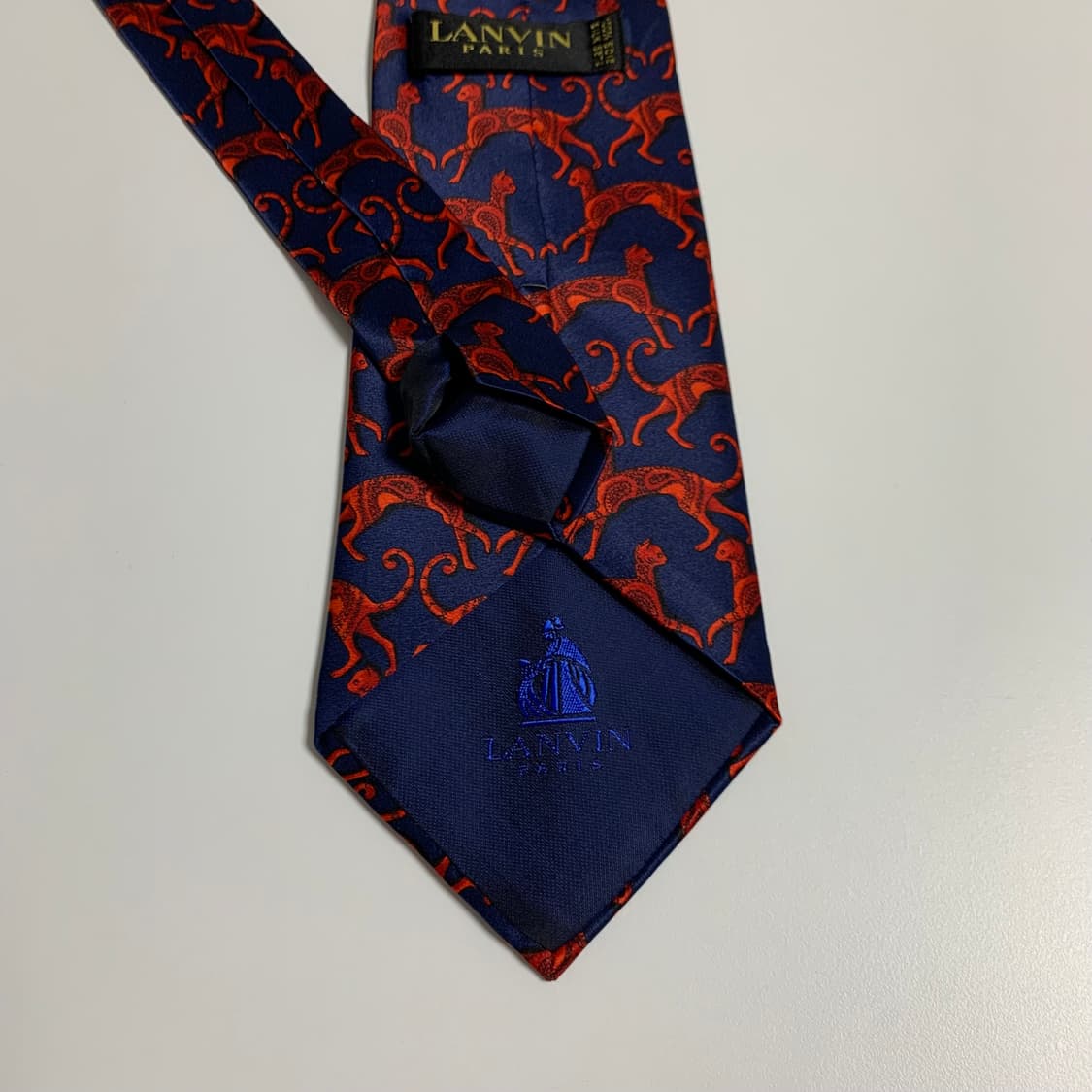 랑방(LANVIN) 명품넥타이 새상품급 A+등급 9.2cm 상품이미지6