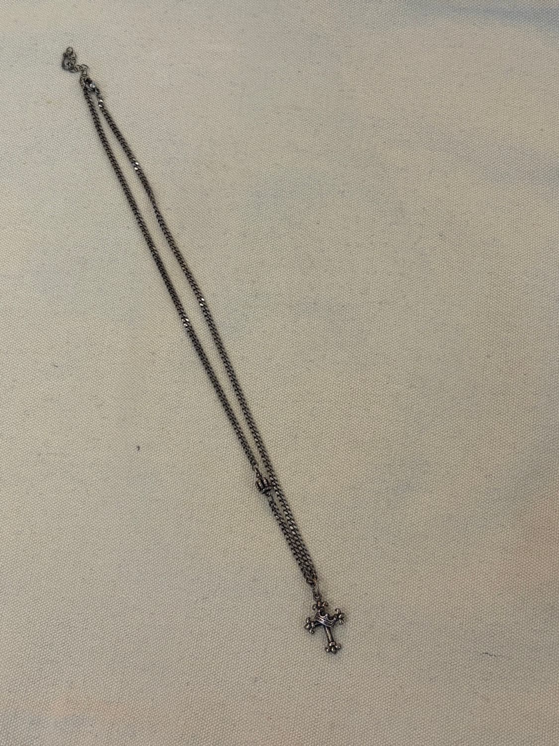 고딕 크라운 크로스 실버925 목걸이 상품이미지3