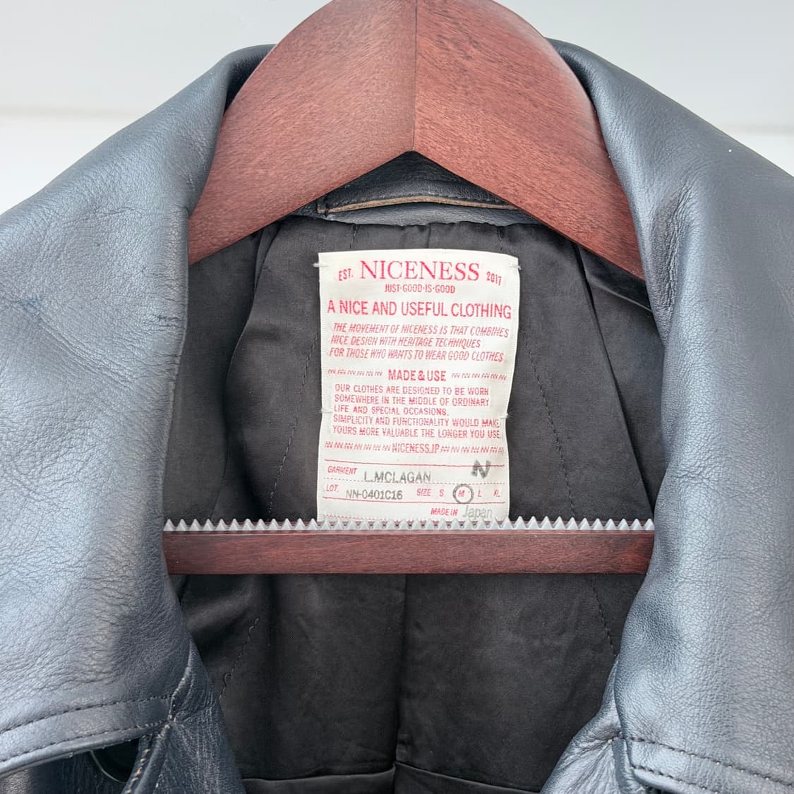 M) niceness L.mclagan 나이스네스 레더 맥라간 상품이미지3