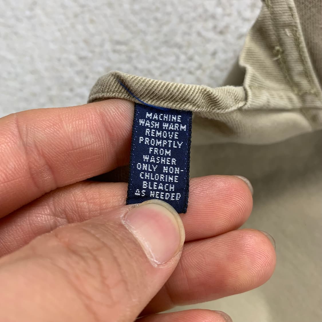 90‘s 폴로 스포츠 트윌 코튼하프 버튼 페이드 셔츠 베이지 상품이미지6