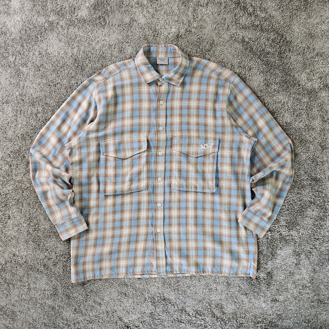 acme de la vie 체크 셔츠 상품이미지1