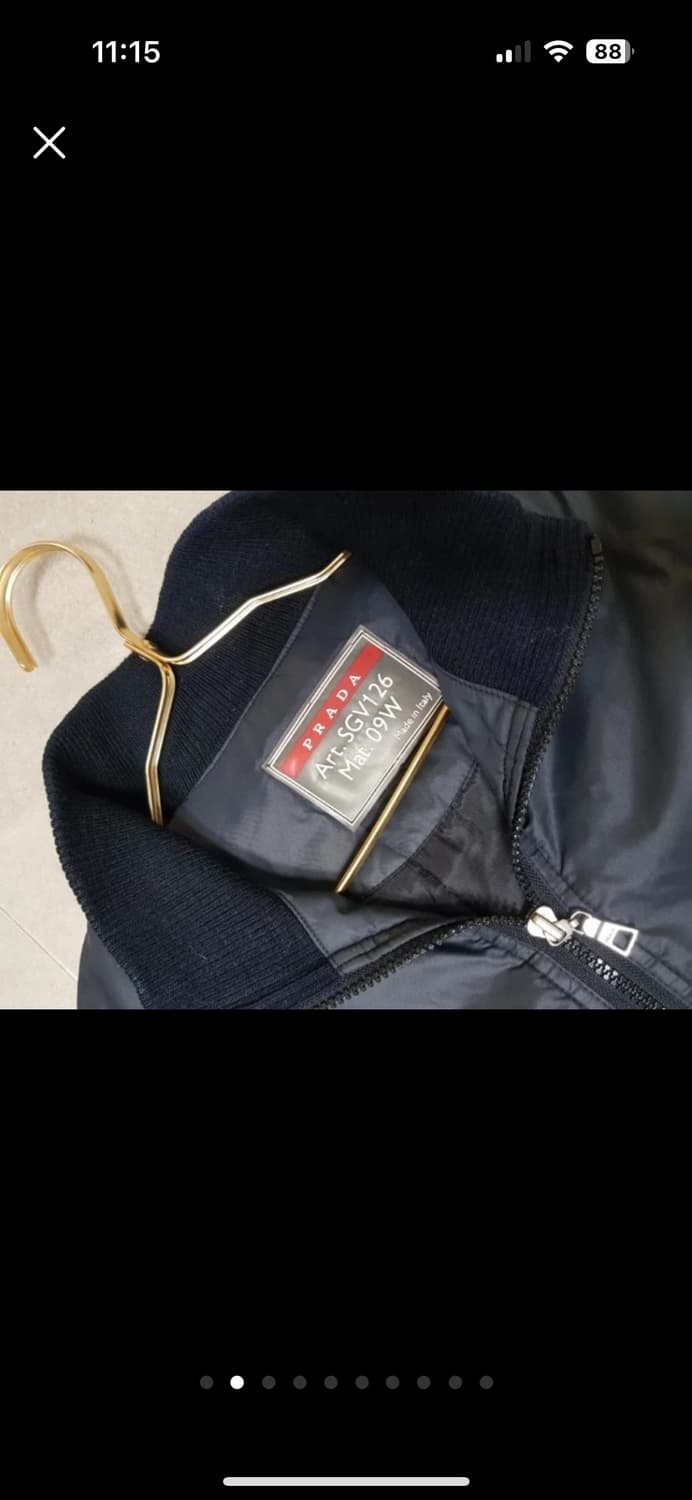 정품 프라다.점퍼 66~77 남.여 공용. 상품이미지2